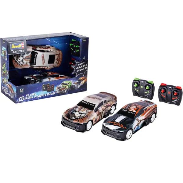 Revell RC Zestaw 2 Samochody Zdalnie Sterowane Cars Crash Fighters 24593