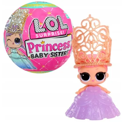 LOL SURPRISE Princess Baby Sisters Minilaleczka w Kuli Niespodziance 567523