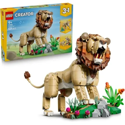 Klocki LEGO Creator 3w1DZIKIE ZWIERZĘTA DUMNY LEW 839 elementów 31386