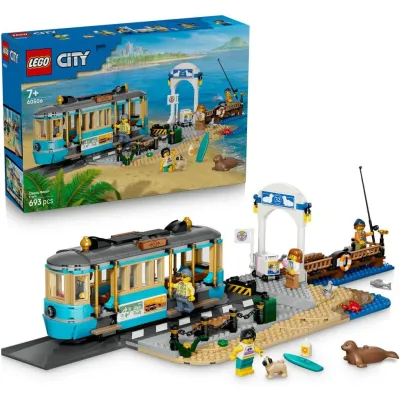 Klocki LEGO City Zestaw Klocków Tramwaj Przy Plaży 693 elementy 60506