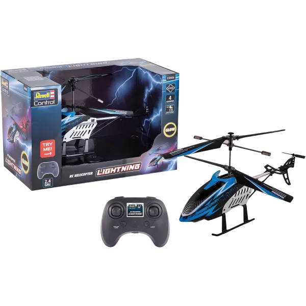 REVELL RC Helikopter Lightning Blue BŁYSKAWICA Zdalnie Sterowany 23806