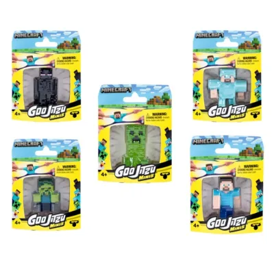 Goo Jit Zu Minecraft Minis S4 Rozciągliwe Mini Figurki Postaci Minecraft 43223 MIX