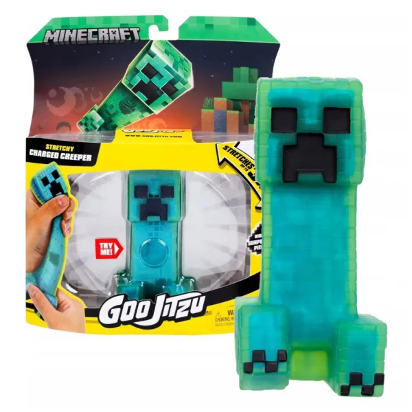 Goo Jit Zu Minecraft Charged Creeper Rozciągliwa Figurka Naelektryzowany Creeper 43114 43116