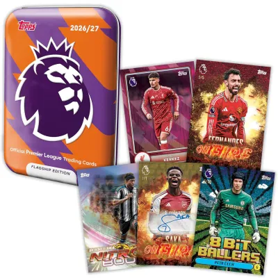 Topps Flagship Premier League 26/27 MEGA TIN2 PUSZKA KOLEKCJONERSKA KARTY PIŁKARSKIE