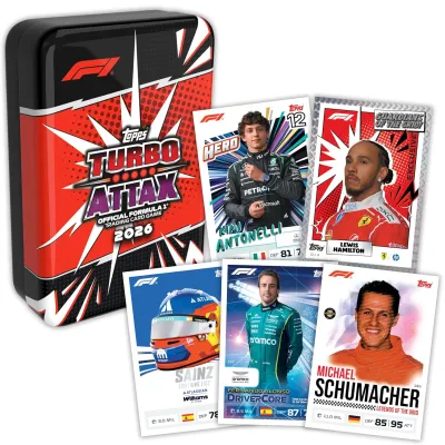 Topps Formuła 1 2026 Turbo Attax Mega Tin Guardians of the Grid