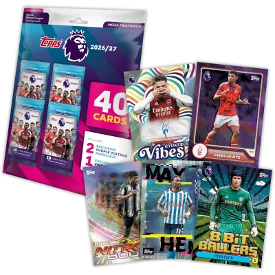 TOPPS Premier League 26/27 MEGA MULTIPACK Karty Kolekcjonerskie Zestaw