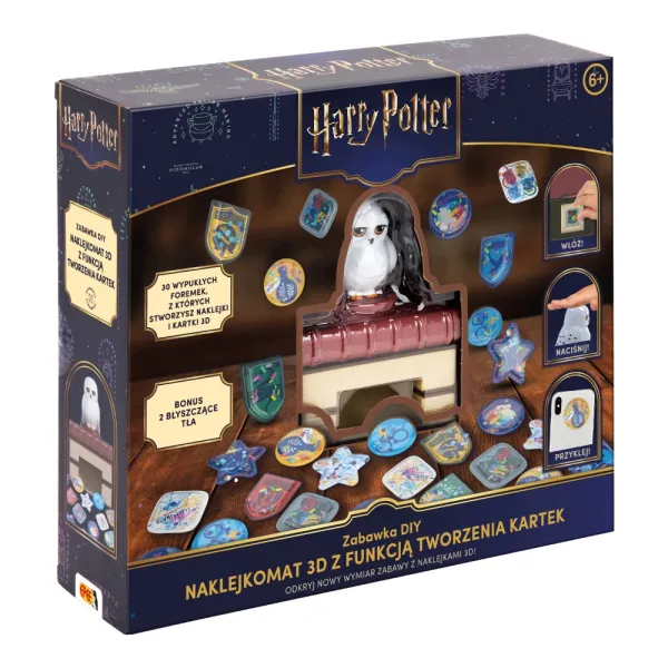 EPEE Naklejkomat 3D Harry Potter zestaw kreatywny naklejki kartki dzieci