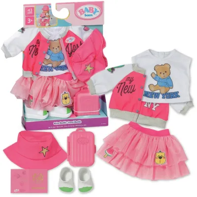 Baby Born Travel Set Zestaw Ubranek Podróżnych Dla Lalki 43cm 840733 116724