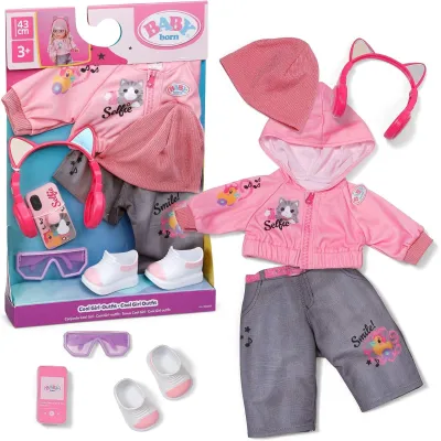 Baby Born Cool Girl Outfit Stylowe Ubranko Dla Lalki 43cm 840009 116726