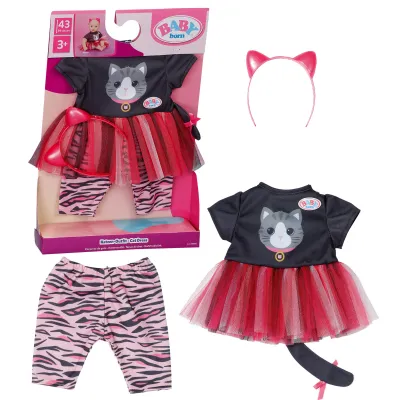 Baby Born Cat Dress Urocza Sukienka Z Kotkiem Dla Lalki 43 cm 839690 116726