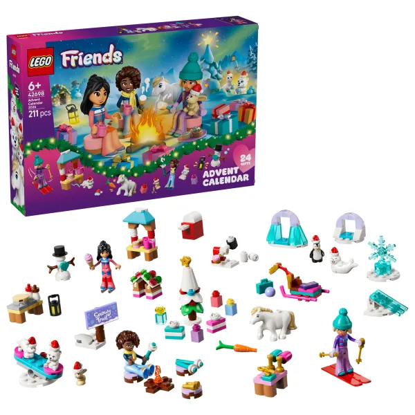 Lego 42698 Friends Kalendarz Adwentowy 2026 klocki zestaw dla dzieci prezent