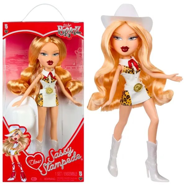 Bratz Sassy Stampede CLOE Kolekcjonerska Lalka Kowbojka 247159