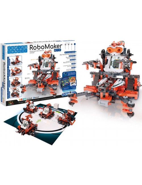 Clementoni ROBOMAKER Laboratorium Robotyki Zestaw 5w1 Roboty