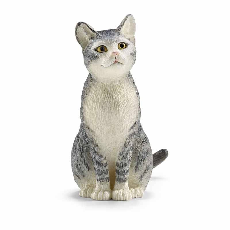 Schleich 13771 Kot Domowy siedzący figurka
