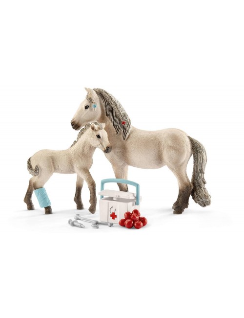 Schleich 42430 Islandzki Koń Ze Źrebakiem i Apteczka