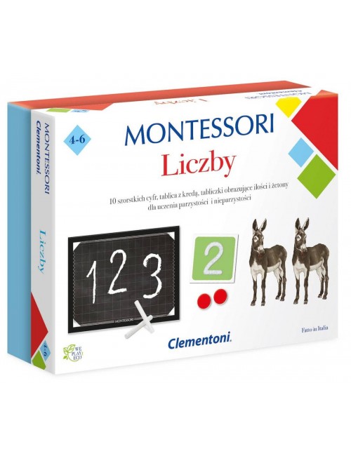 Clementoni Montessori liczby cyferki 50096