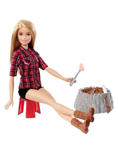 Barbie na Biwaku Mattel...