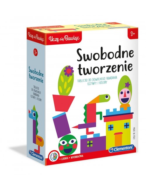 Clementoni Swobodne Tworzenie GRA EDUKACYJNA 50076 Kształty i Kolory