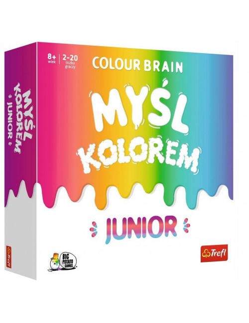 Trefl MYŚL KOLOREM Colour Brain Junior Gra Quiz