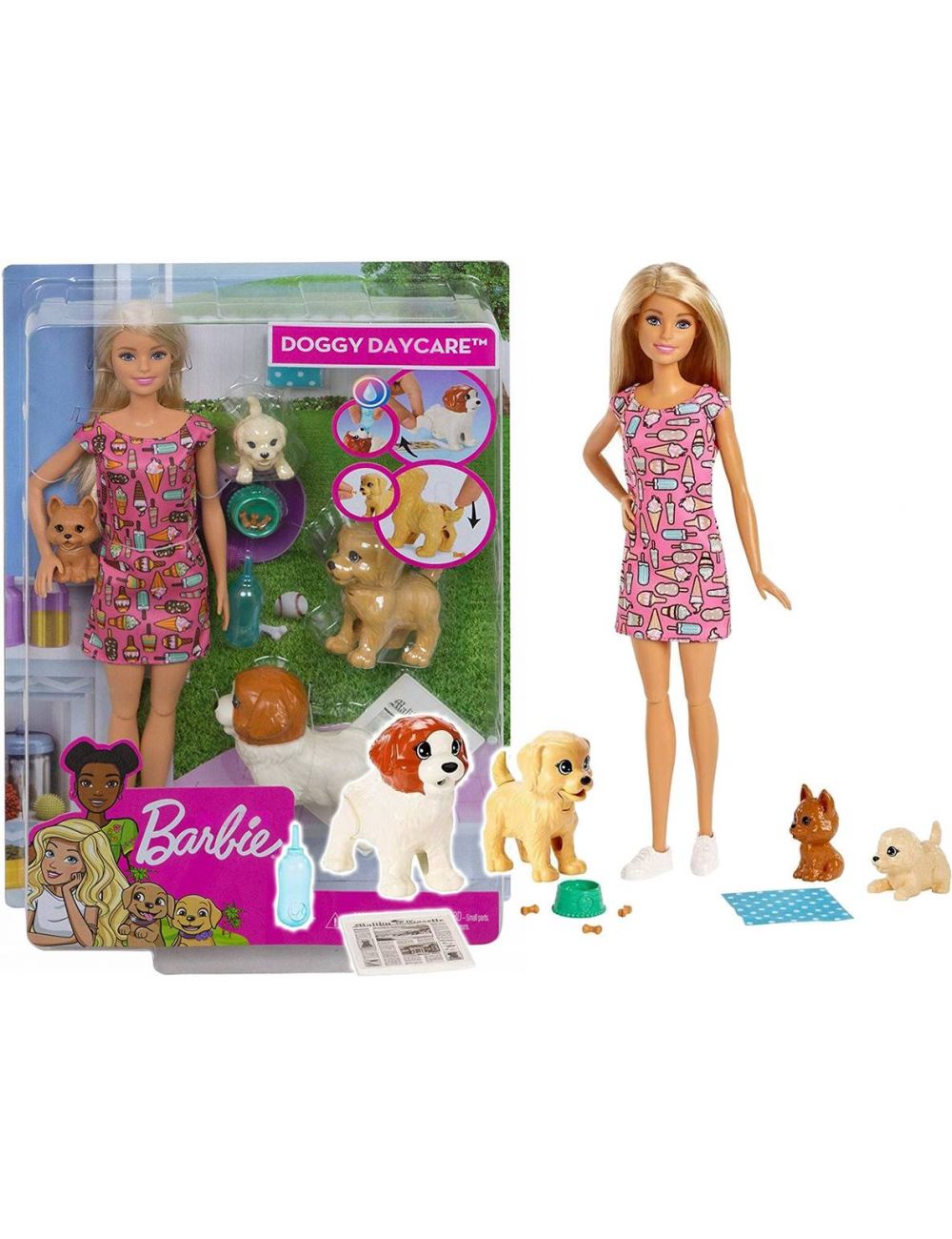 Barbie Opiekunka Piesków Zestaw FXH08 Mattel