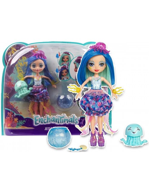 EnchanTimals Ośmiorniczka Jessa Jellyfish i Lalka Marisa FKV54