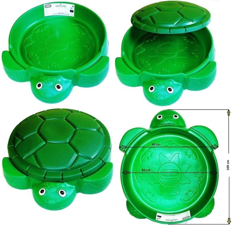 Piaskownica żółw little tikes