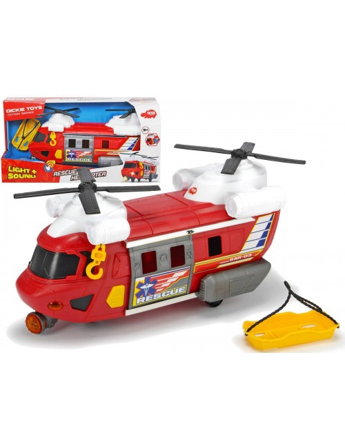 DICKIE Helikopter ratunkowy czerwony zabawka