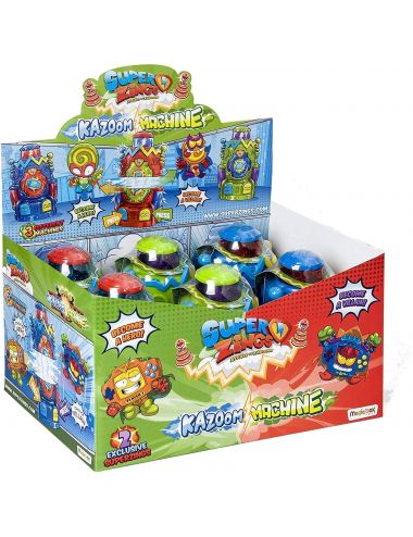 SuperZings Kazoom Machine maszyna 2 figurki display SuperZings Kazoom Machine maszyna 2 figurki display