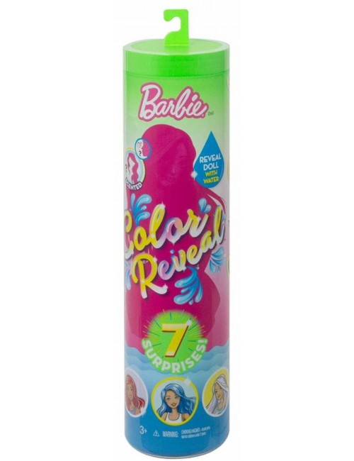 Barbie Lalka Kolorowa Niespodzianka w Tubie S2 Mattel GTP41