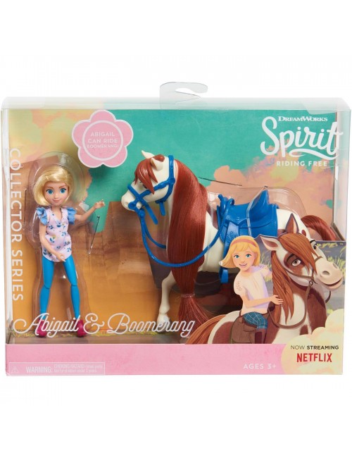 SPIRIT Laleczka Abigail i koń Boomerang Mustang Duch wolności