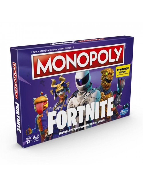 MONOPOLY Fortnite ekonomiczna gra planszowa