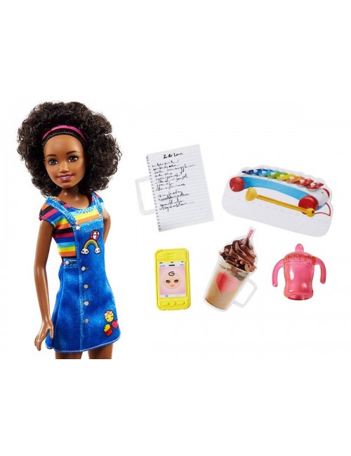 Barbie Skipper Lalka Opiekunka do dziecka FHY91 z akcesoriami