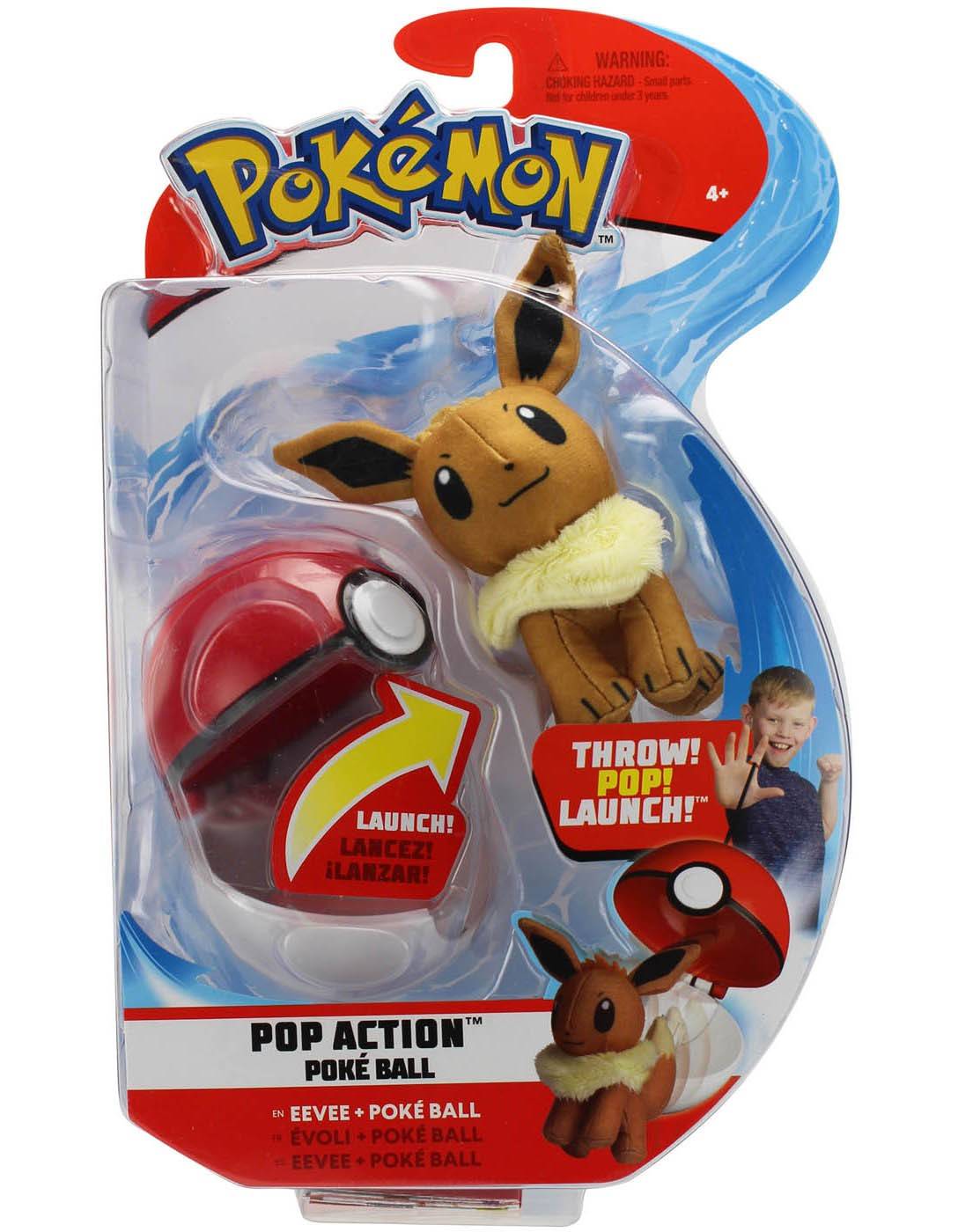 Pokemon Pop Action PokeBall i Evee figurka 95091
