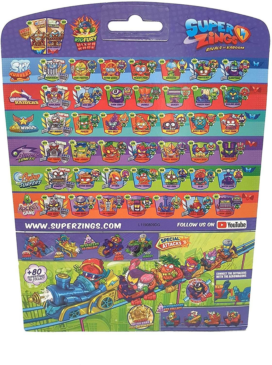 Super Zings figurki Aerowagon Seria 5