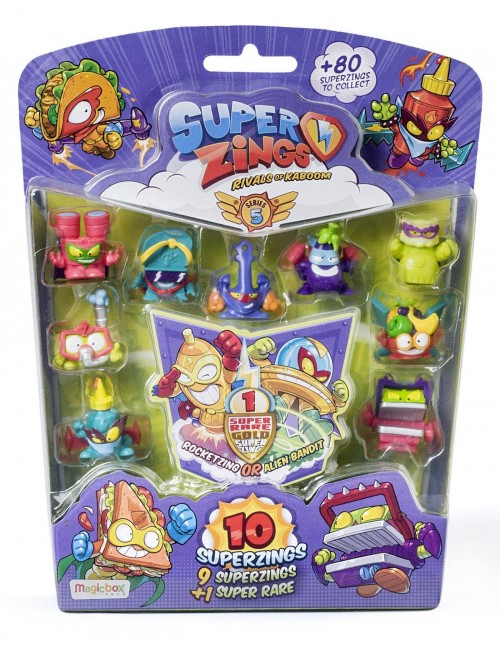 Super Zings 10 pak figurek zestaw Seria 5