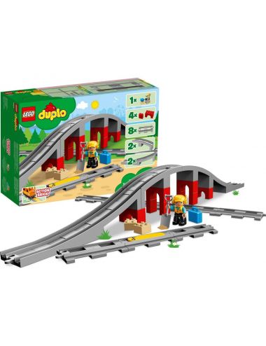 LEGO Duplo Tory kolejowe z wiaduktem 10872