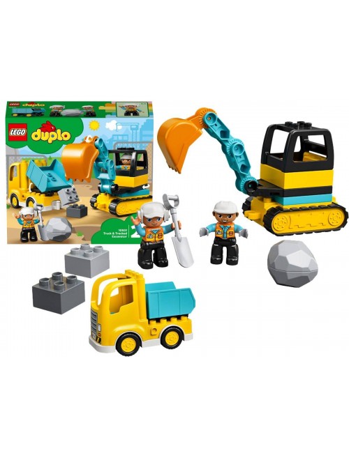 LEGO Duplo Ciężarówka i koparka klocki 10931