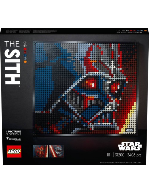LEGO Art Sith Star Wars zestaw 3w1 obraz 31200