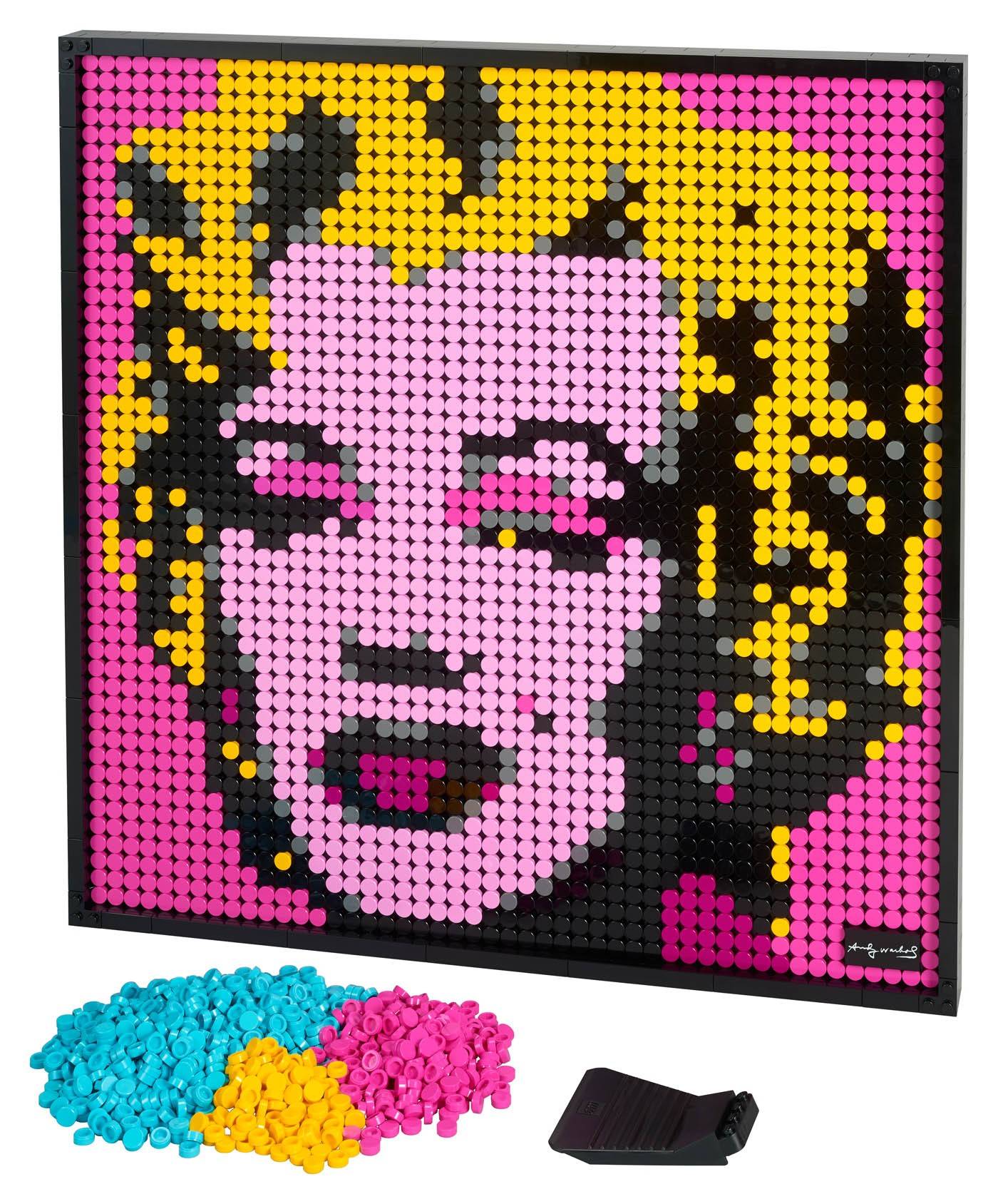 LEGO Art Marylin Monroe Andy’ego Warhola obraz 4w1 31197