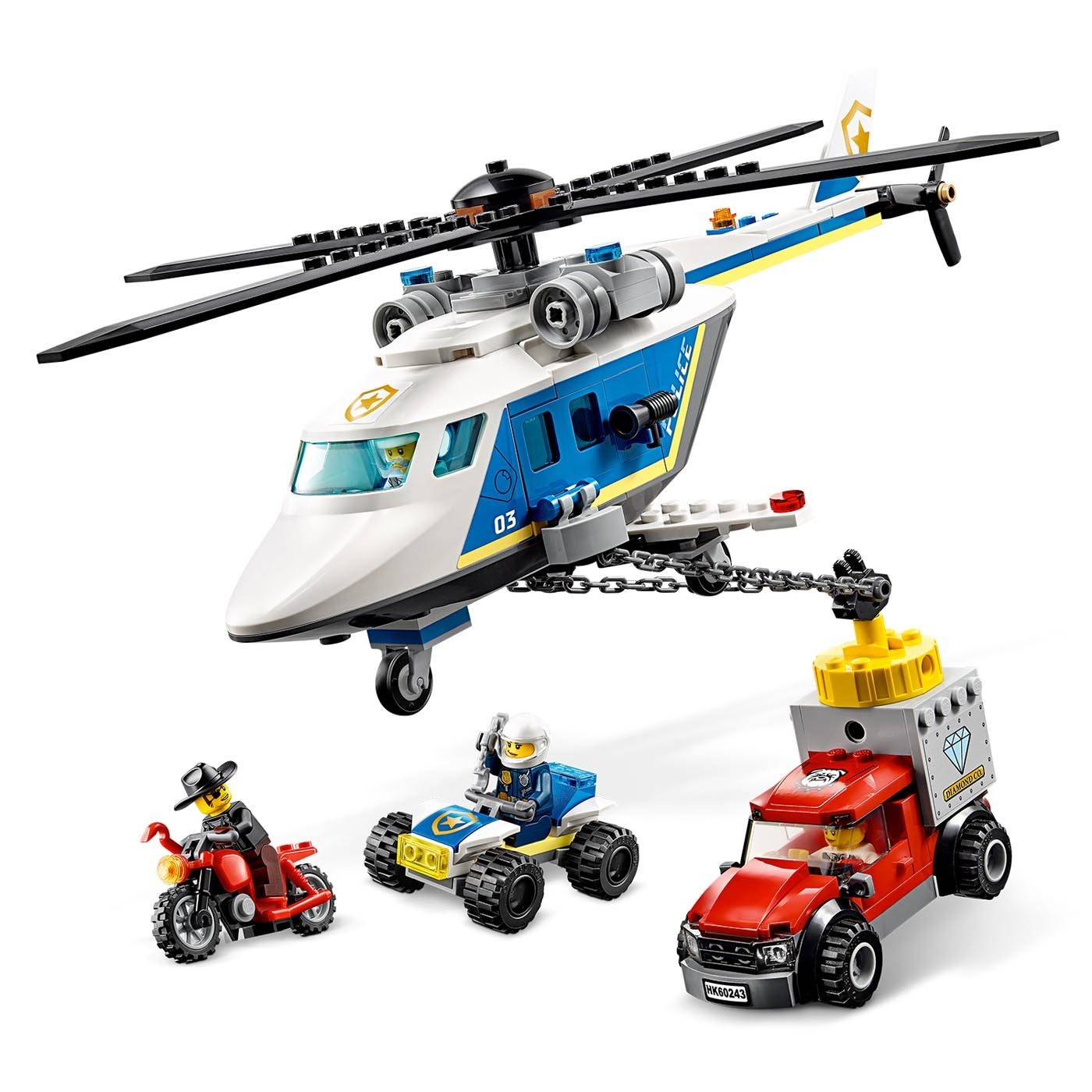 LEGO City Pościg helikopterem policyjnym 60243 