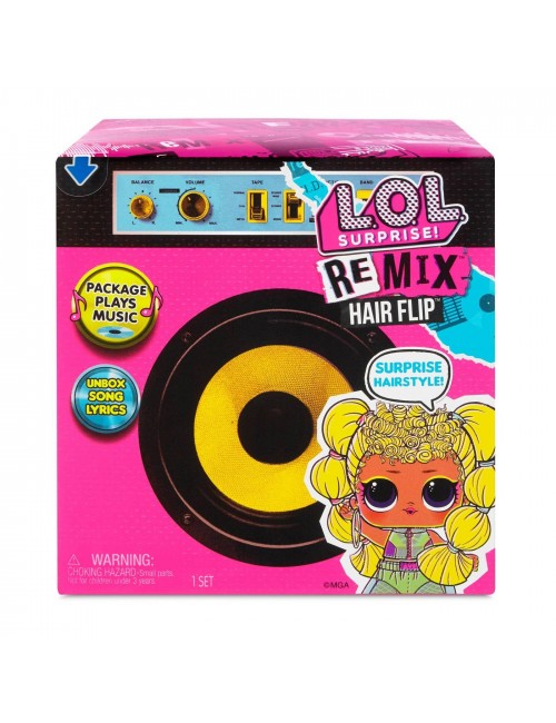 LOL Surprise Remix Laleczka muzyczna Hairflip Tots