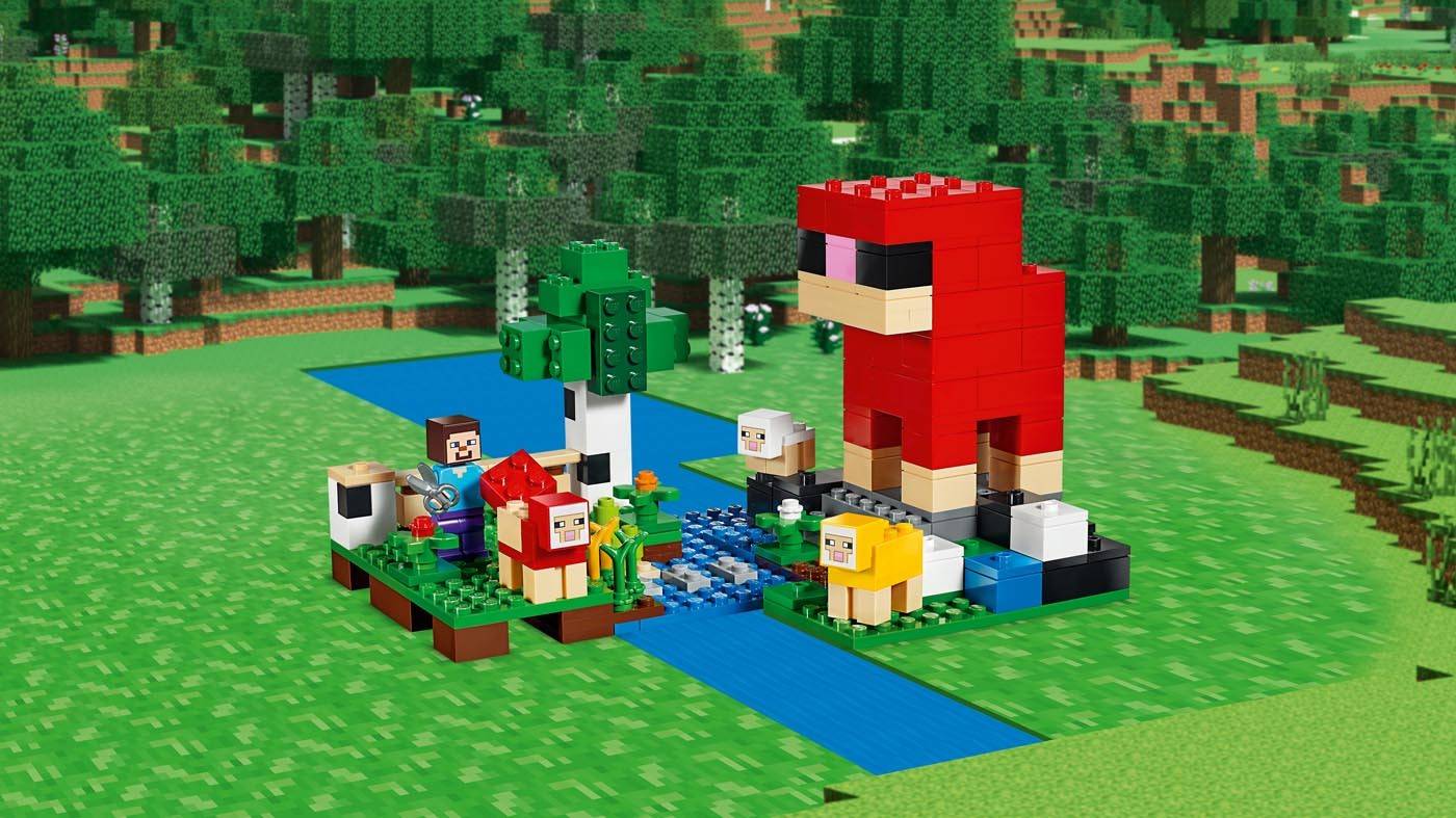 Lego Minecraft Hodowla Owiec 21153