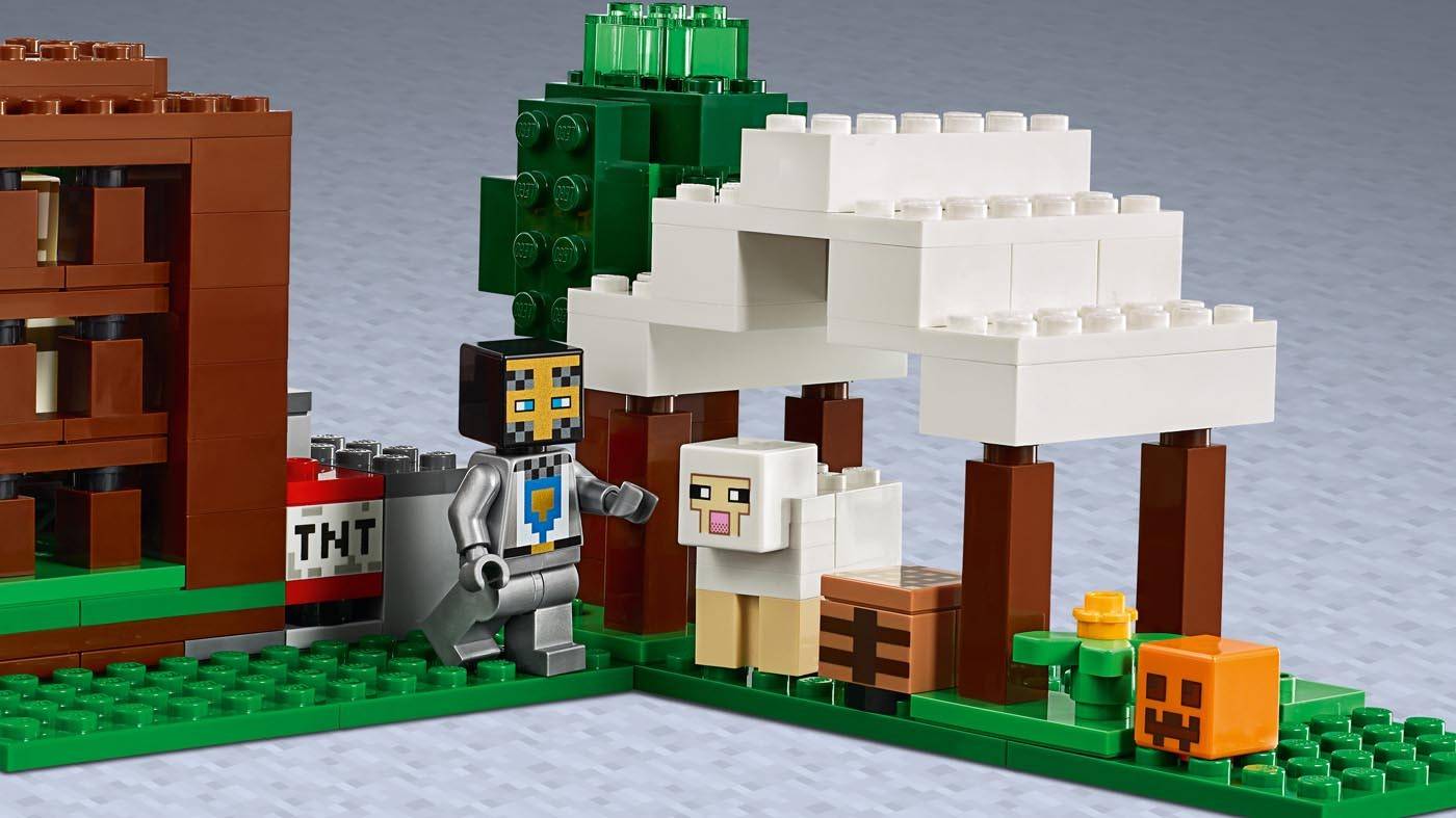 Lego Minecraft Kryjówka Rozbójników 21159