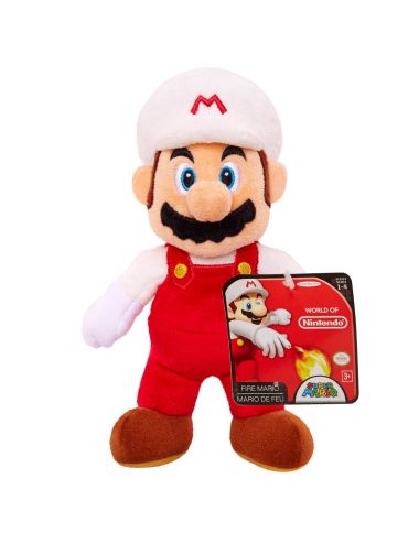 Super Mario Fire Mario pluszowa maskotka 20 cm