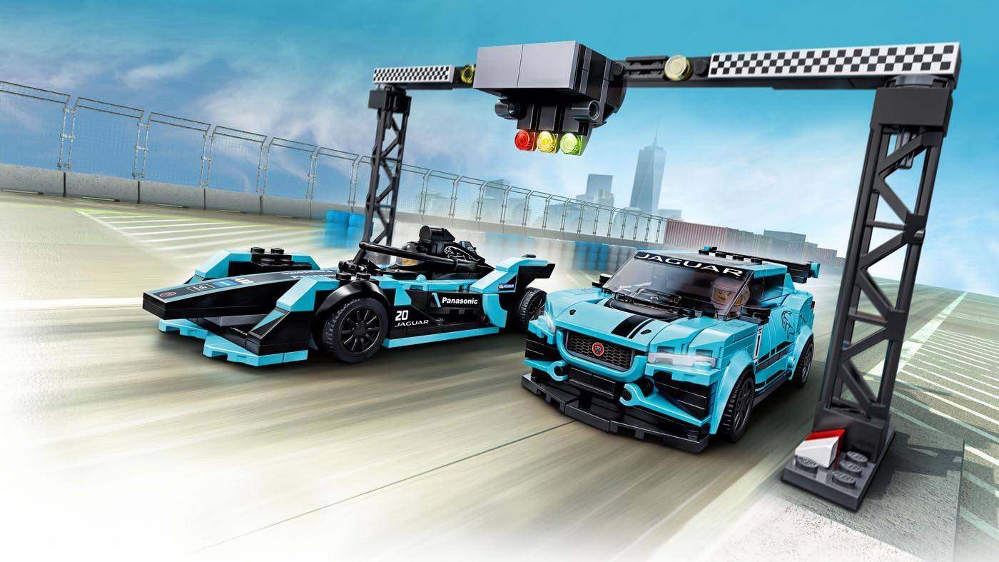 Lego Speed Champions Panasonic Jaguar Racing GEN2 i Jaguar I-PACE eTROPHY 76898