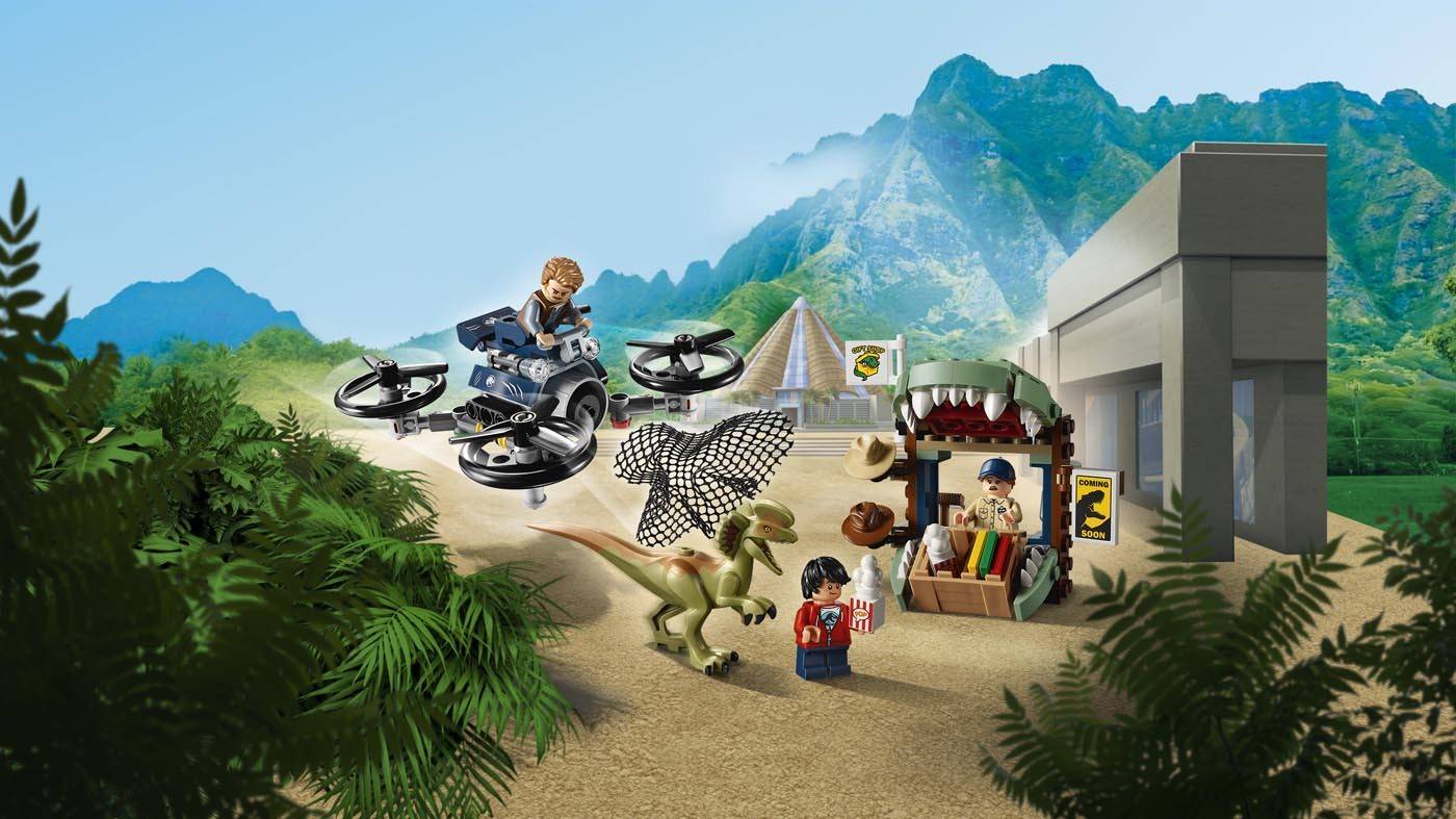 Lego Jurassic World Dilofozaur na wolności 75934