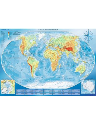 Trefl Puzzle 4000el Wielka mapa fizyczna świata 45007