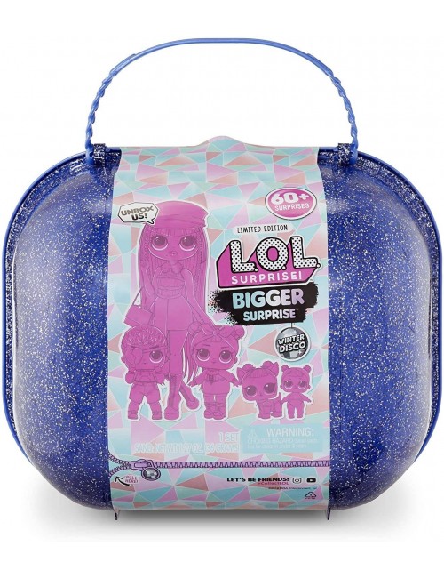LOL Bigger Winter Disco Surprise Walizka z lalką OMG 117315