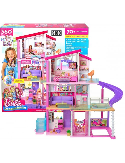 Barbie Domek dla Lalek z windą św/dźw GNH53