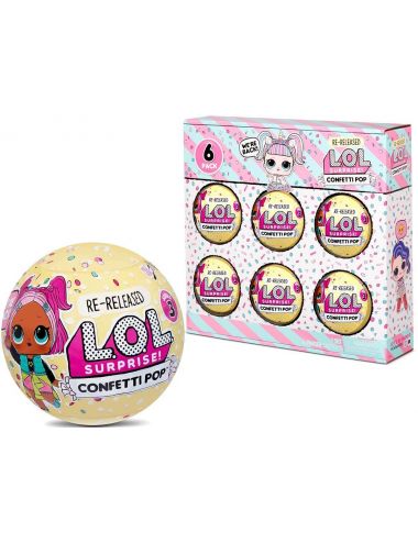 LOL Surprise Confetti Pop 6-pak Seria 3 Reedycja 571629